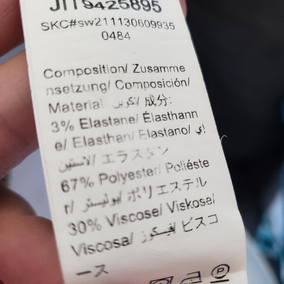 Sage Green Short Sleeve Crop Top Shirt Henley Ribbed Shein Small - Picture 5 of 6